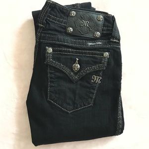 EUC Miss Me Black Skinny Jeans